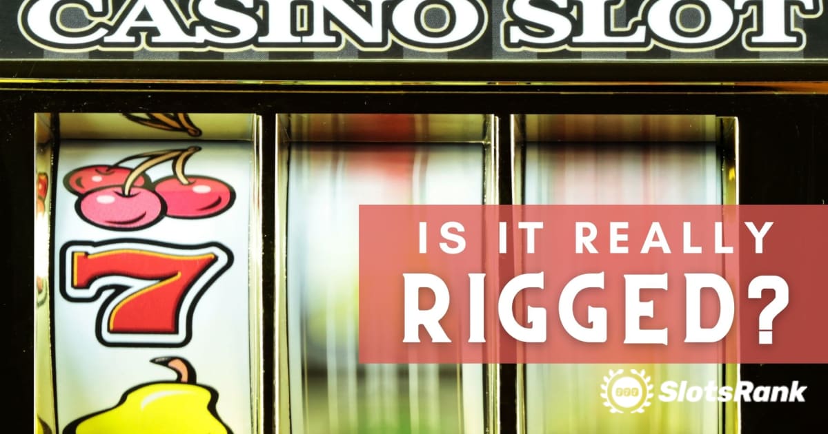 Are Slots Rigged? Here We Answer The Age Old Question